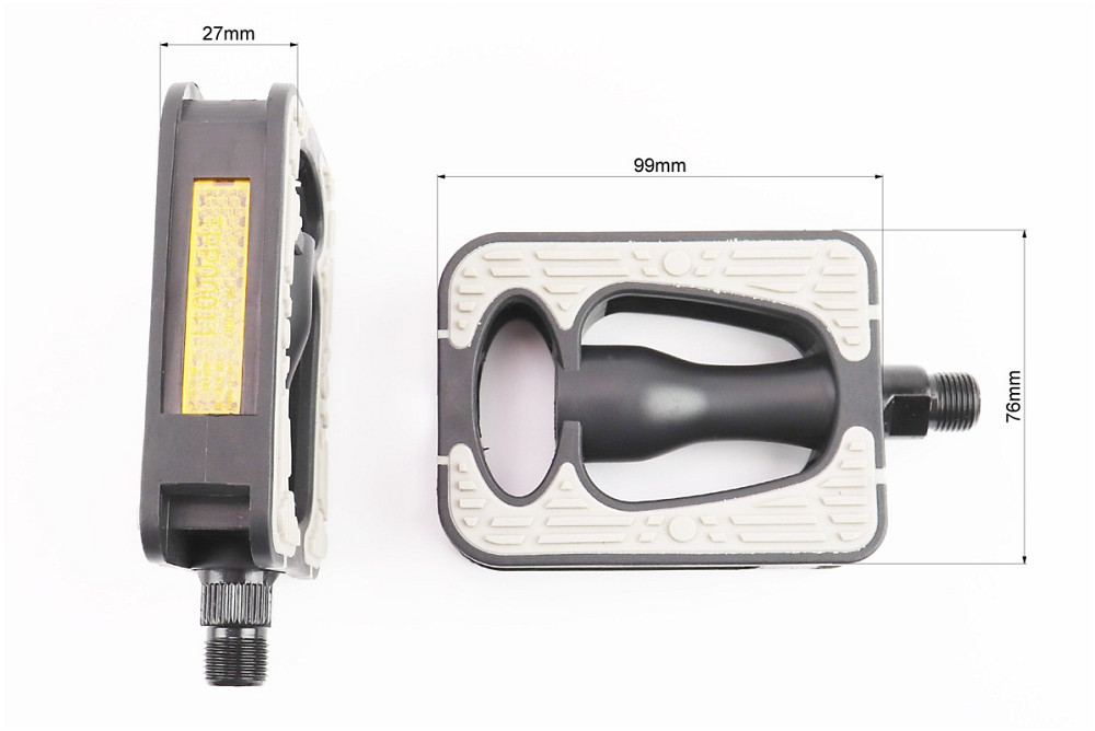 Педалі CITY 9/16" (110x76x26mm) пластикові, NW-340 Київ - фото 2