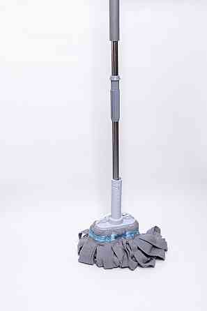 Household Швабра для вологого прибирання з круглою насадкою з міцних волокон і металевою ручкою Коломия