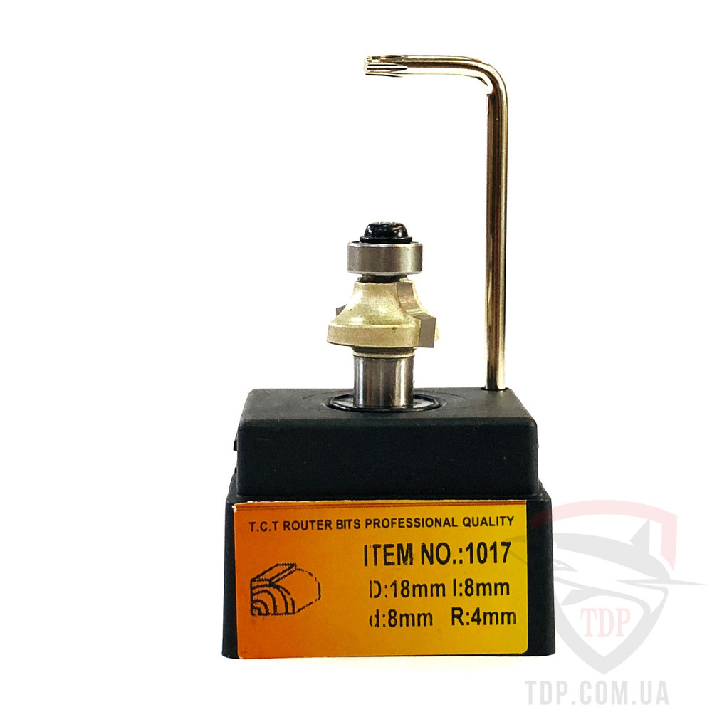 Фреза для дерева ГЛОБУС 1017 R4 D18 h8 d8 кромкова калевкова Коломия - фото 2