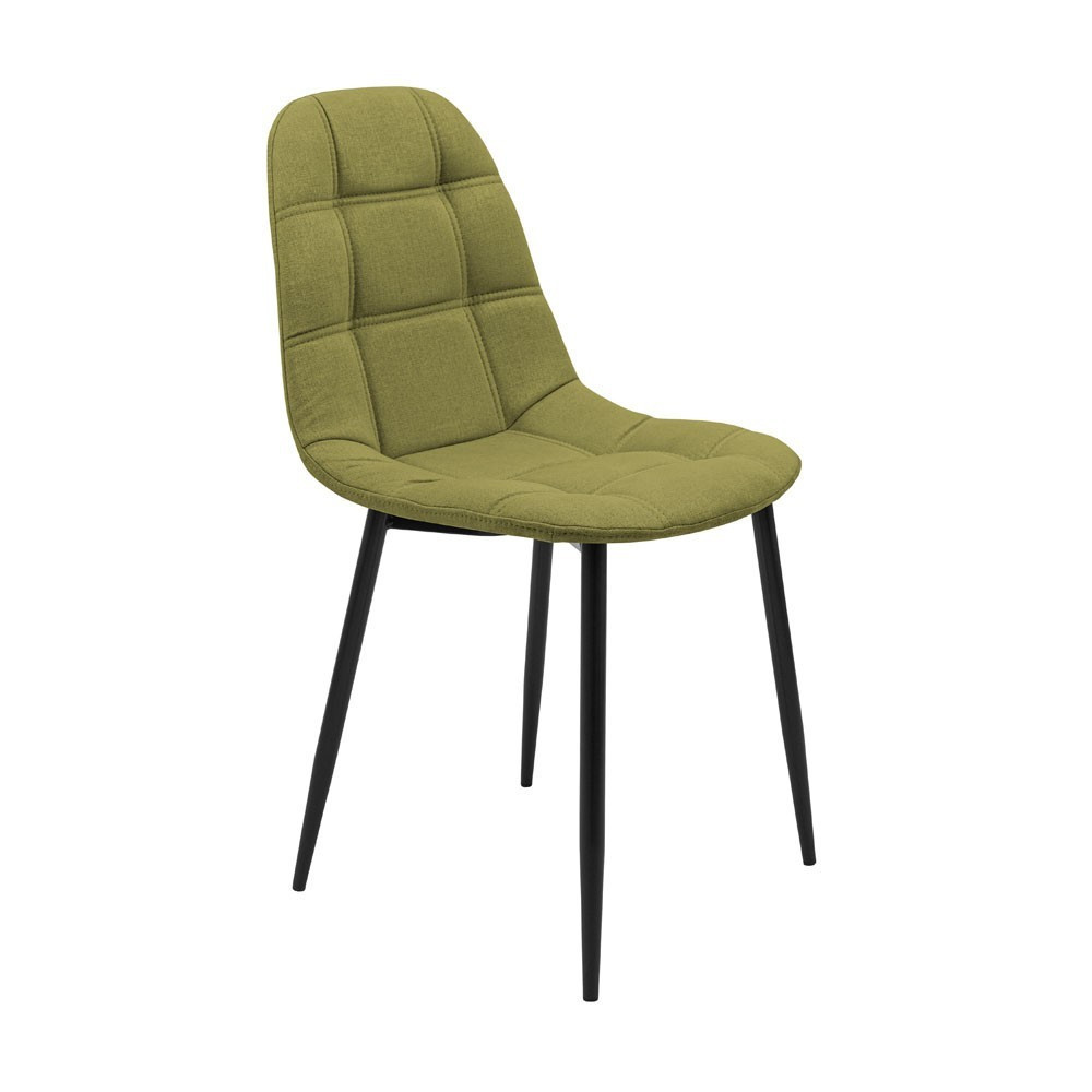 Стул кресло мягкий SplitDesign U Sorrento 36 черные ножки Салатовый Киев - изображение 1