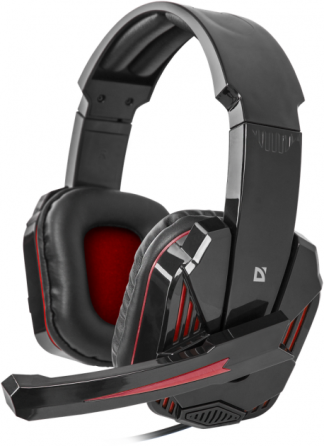 Игровие наушники Defender Warhead G-260 1.8м (Красно-черние) Вінниця