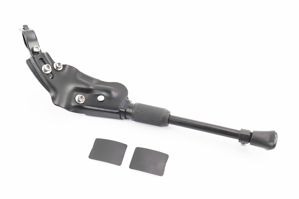 Підніжка бокова задня телескопічна для 24"- 29", з регульованим кутом кріплення, алюмінієва, чорна HS-002D Київ - фото 1