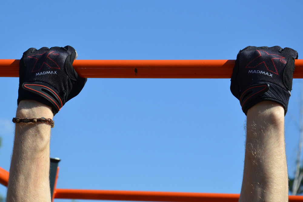 Рукавички для фітнесу MadMax MXG-103 X Gloves Black/Grey L Київ - фото 10