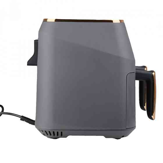 Аерогриль-фрітюрниця SOKANY на 8 літрів 2 відділення сіра SKZG8030G Коломия