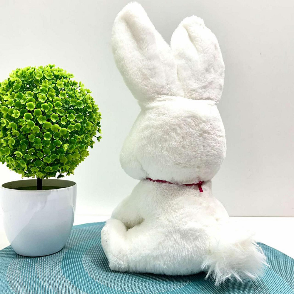 Зайчик інтерактивний Чудо Кролик 30см звук світло фрази рухливий реагує на паличку Білий (M 6144 I UA) Чернигов - изображение 3