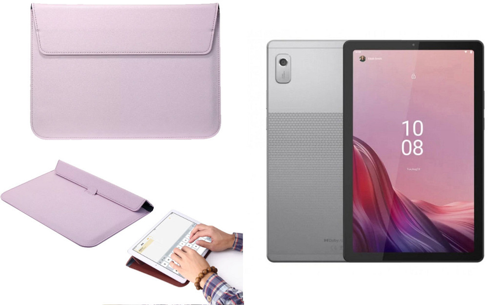 Чохол-конверт VitoCase для Lenovo Tab M9 TB-310FU, з функцією підставки для планшета Фіолетовий Київ - фото 1