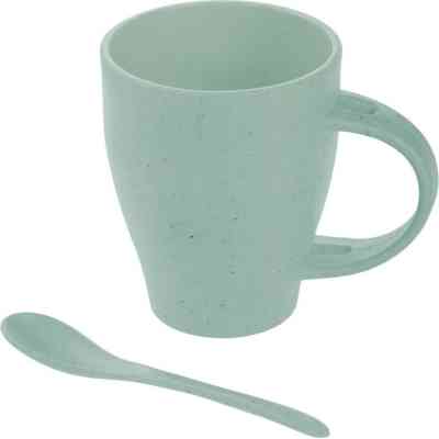 Чашка Voyager бамбукова 300 мл з ложкою зелений (V0847-10) Вінниця