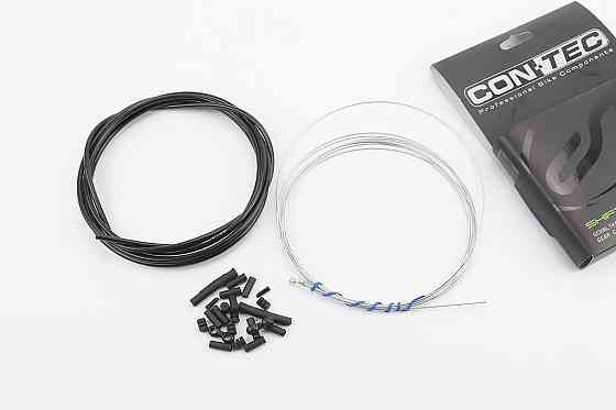 Трос - комплект перемикання універсальний "ПОВНИЙ" (сорочка 4мм х 2,7м, троса Galvanize 2000/2300мм, ковпачки, кінцевики, фіксатори, захист  Київ