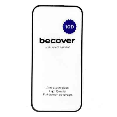 Стекло защитное BeCover Apple iPhone 15 10D Black (711329) Винница