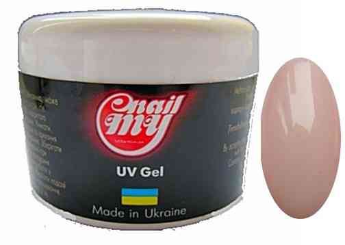 Камуфлирующий средней густоты гель My Nail Builder Gel №59(бежево розовый) 15 мл Киев
