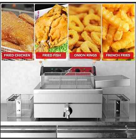 CROSSON коммерческая электрическая фритюрница 7000Вт. Киев