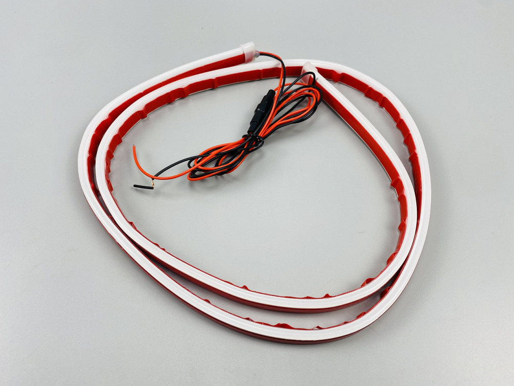 Стрічка LED додаткового підсвічування фар Гнучка світлодіодна смуга освітлення денні ходові вогні Мукачево - фото 4