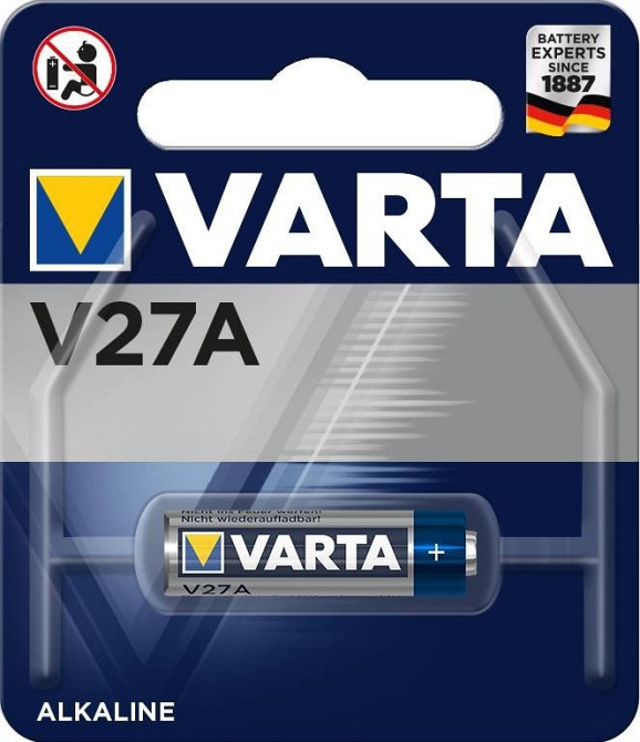 Батарейка Varta V27A, A27 Alkaline 1xBL Одесса - изображение 1