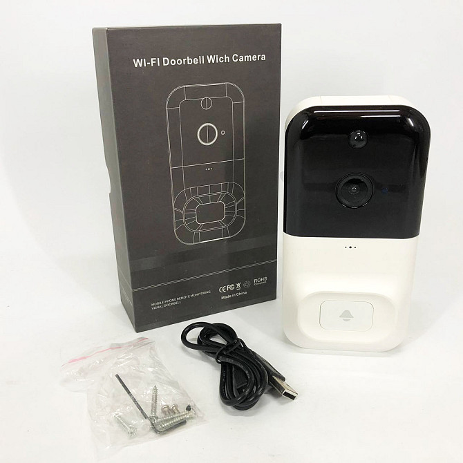 Камера видеонаблюдения с удаленным доступом и микрофоном SMART DOORBELL X5 wifi, Камера уличная вайфай SB-81 Львов - изображение 3