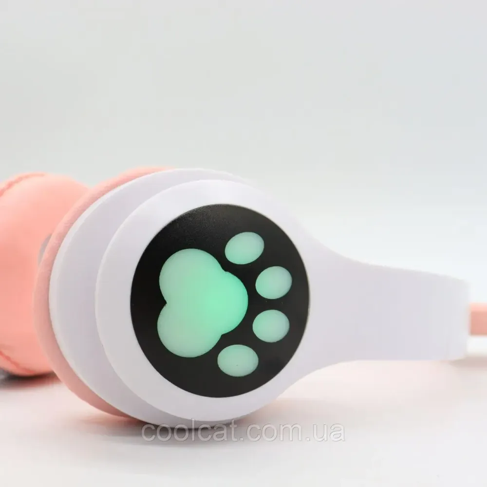 Бездротові навушники з котячими вушками, VZV-23M, Рожеві / Дитячі Bluetooth навушники з мікрофоном Київ - фото 8