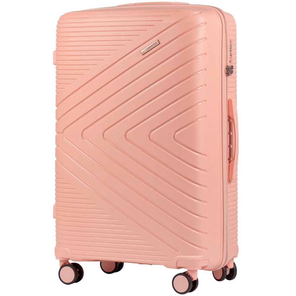 Чемодан полипропиленовый WINGS 181-05 большой 75 см коралловый Киев - изображение 1