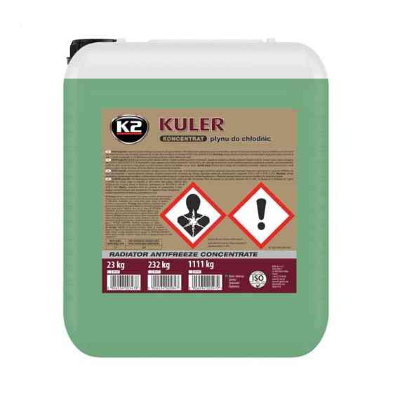 Антифриз K2 Kuler Long Life G11 зеленый концентрат 23кг Львов