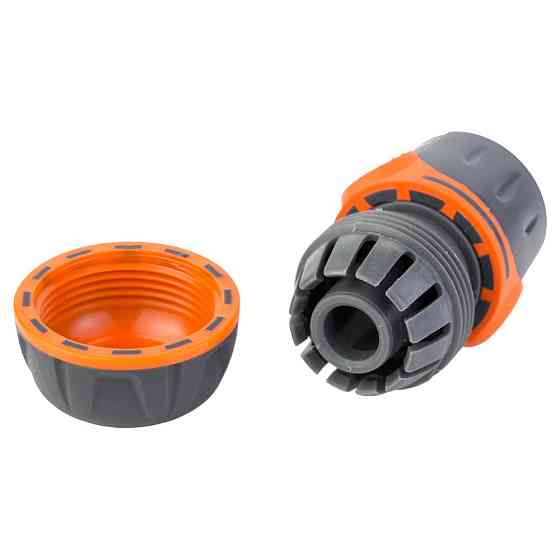 Конектор 1⁄2" швидкознімний для шланга 3⁄4" (ABS+TPR) FLORA (5015544) Київ