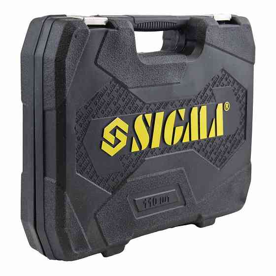 Набір насадок торцевих і біт 1/4", 1/2" 110 шт. CrV mid SIGMA (6003771) Київ