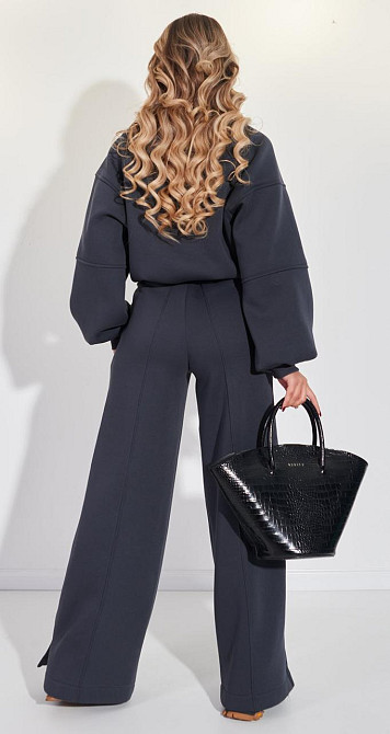 Тёплый костюм с брюками палаццо (42) Киев - изображение 6