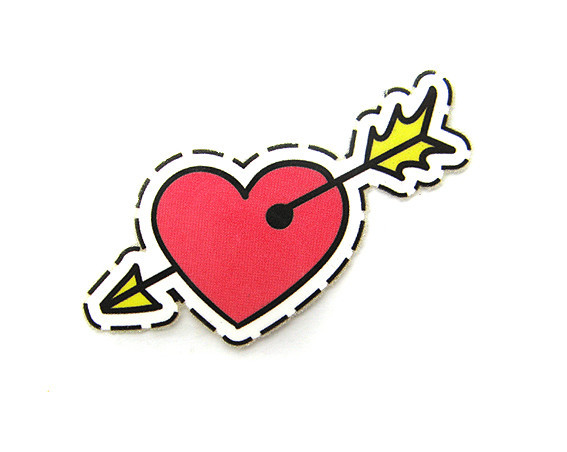 Термонаклейка маленька Серце Київ - фото 1