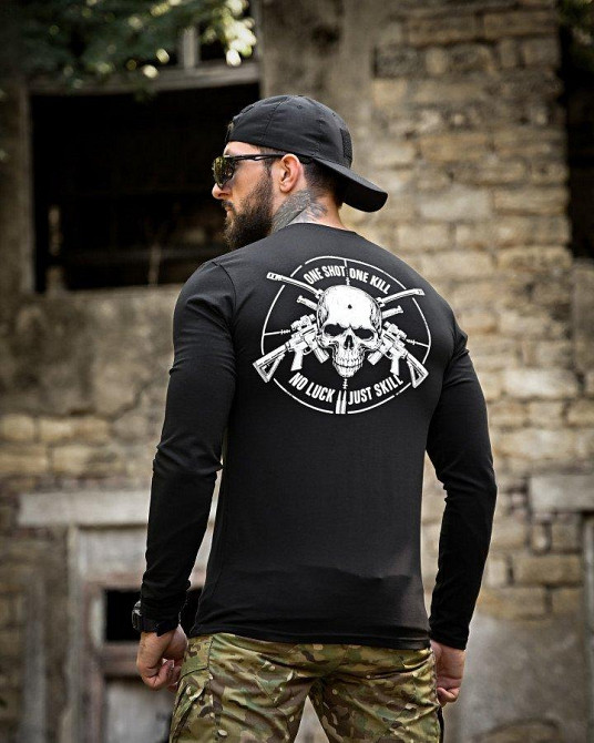 Милитари лонгслив One shot ПП7793 Одесса - изображение 1
