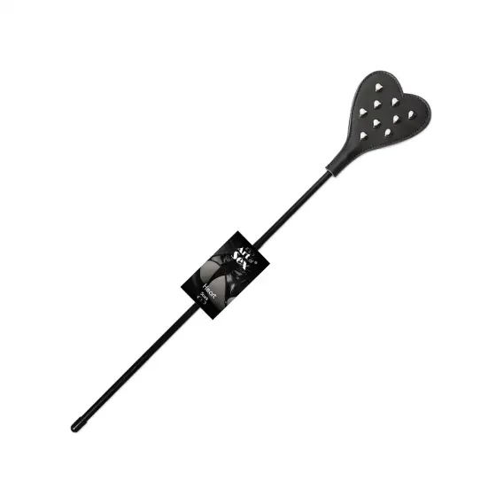 Стек з металевими гвинтами Art of Sex - BDSM Heart, екокожа, колір чорний Львів