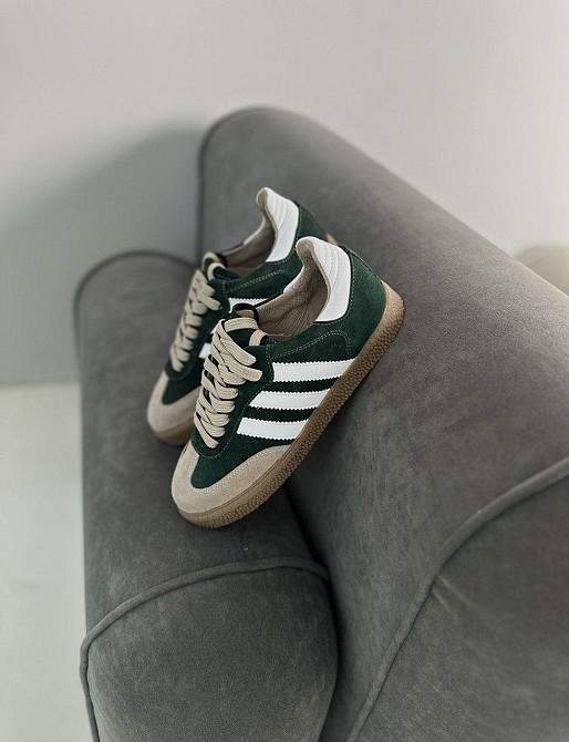 Olli Кроссовки женские OLLI смарагд замша натуральная низкий ход 37р.-24см. (T-1-21413) Коломыя - изображение 4