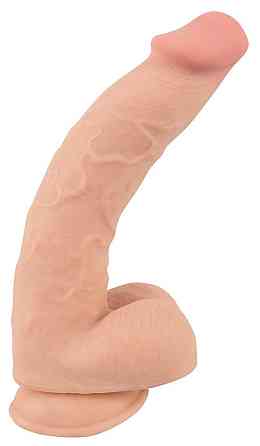Фалоімітатор - Nature Skin Dildo With Movable Skin, 25 см Sex Aura Київ