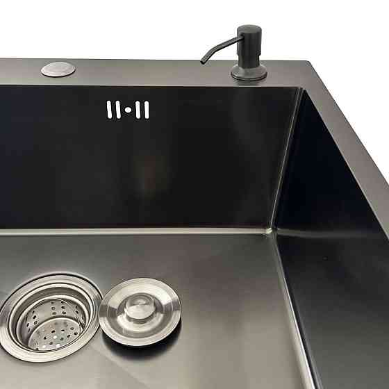 Мойка кухонная 3mm 600х450 Графит 6045HG Mira (000032094) Киев