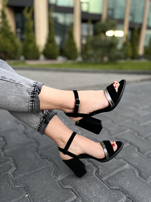 Nivelle Босоніжки жіночі NIVELLE 1896/8010-8048 чорні (літо, замша натуральна) (3699) Коломия - фото 3