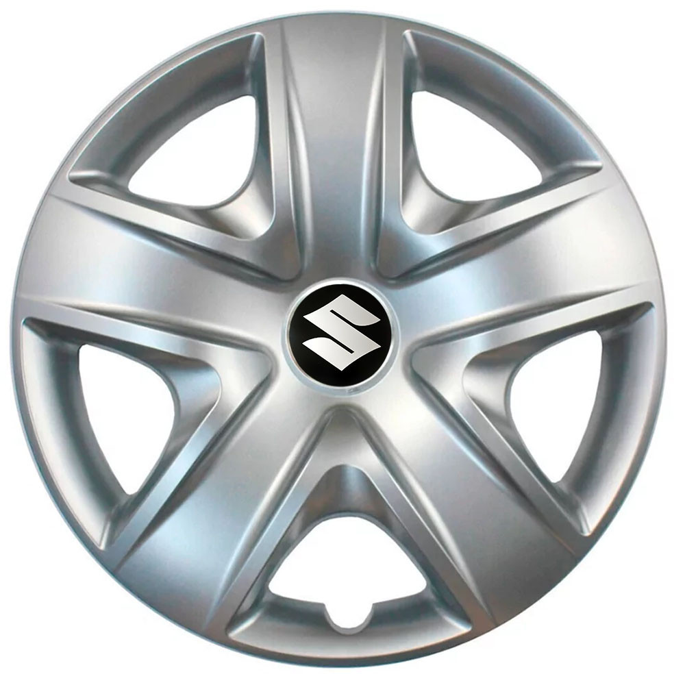 Автомобильные модельные колпаки R17 Suzuki 500 4шт, SJS, серебряные Винница - изображение 1