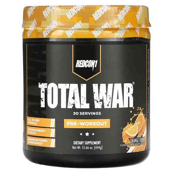 Предтренировочный комплекс Redcon1 Total War PREWORKOUT 441 г, Orange Crush Луцк