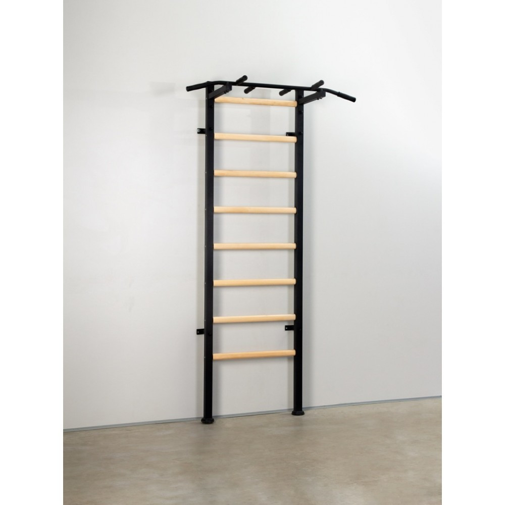 Шведська стінка з дошкою ЛФК Power Woods для дітей та дорослих металева з дерев'яними перекладинами Кам'янське - фото 4