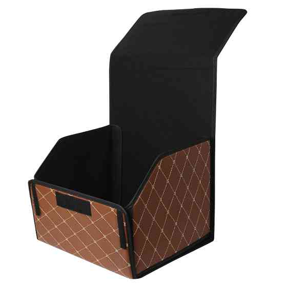 Автомобильный органайзер ZWX-002 Brown-Gold компактный вместительный два отдела для хранения на липучке с ручкой 55*30*30 см Киев