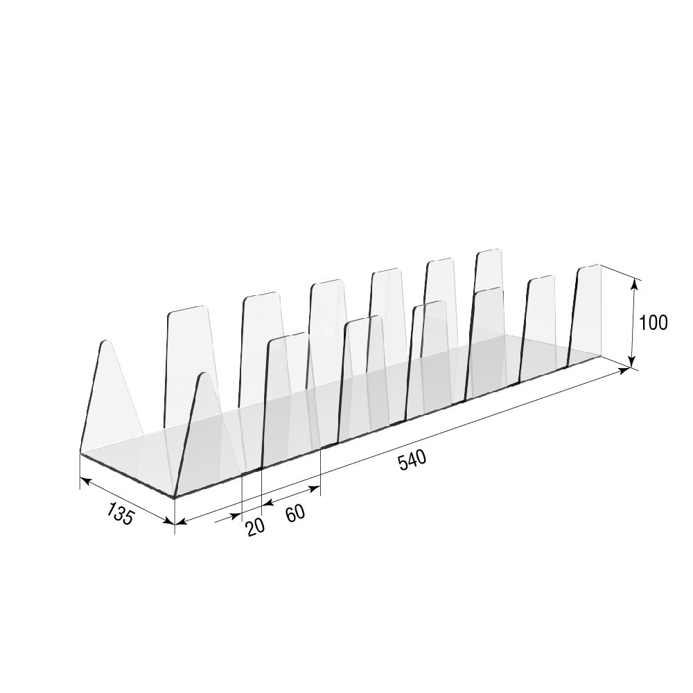 Подставка EKOSTAR под товар на 6 секций Киев - изображение 3