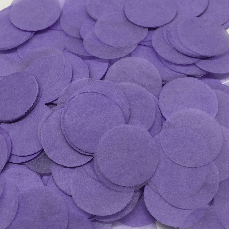 Конфетті кружечки із паперу 10 г 25 мм бузковий Київ - фото 3