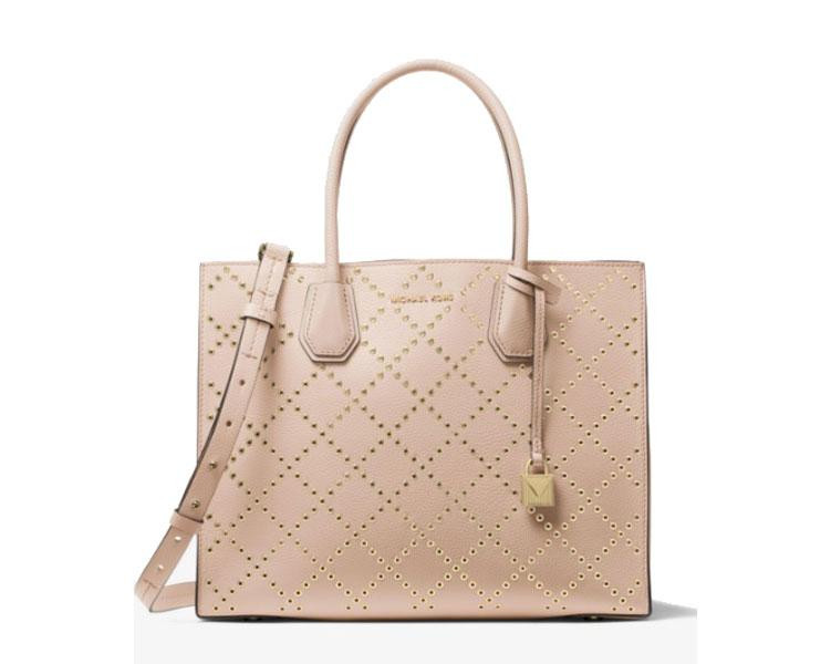 Женская сумка в стиле Michael Kors Mercer Grommeted small rose Киев - изображение 1