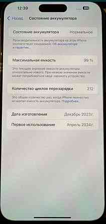 Айфон iPhone 15 Pro Max 256Gb. Natural Titanium 99% Киев