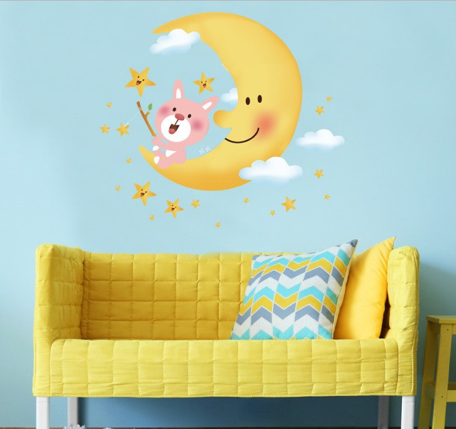 Інтер'єрна наклейка дитяча Місяць Київ - фото 5