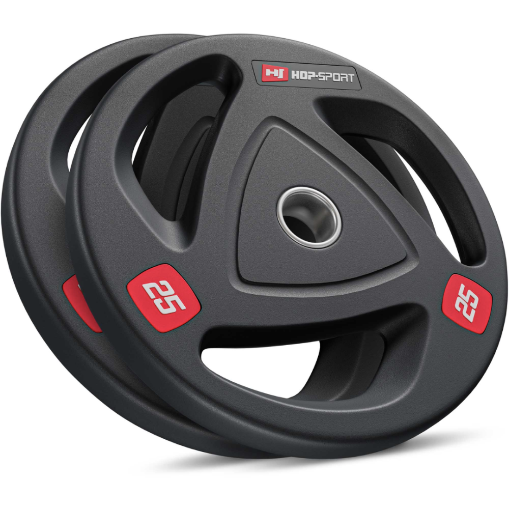 Набір дисків олімпійських Hop-Sport 2 х 25кг Киев - изображение 1