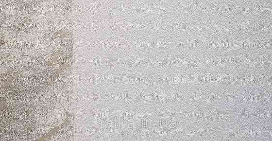 Шпалери вінілові на флізеліні Marburg Lava метрові однотонні структурні під крихту світло-сірі Київ
