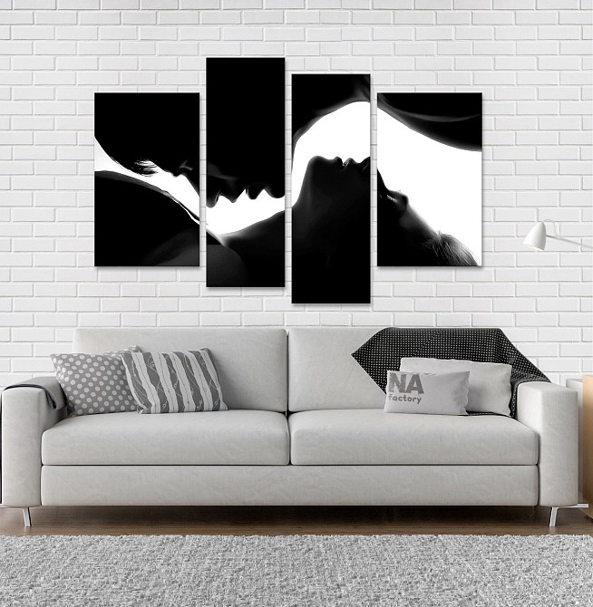 Модульна картина Поцілунок Любов Art-107_4 Київ - фото 2