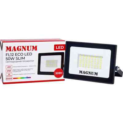 Прожектор MAGNUM FL12 ECO LED 50Вт slim 6500К IP65 (90018085) Вінниця