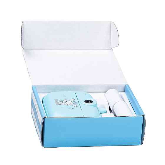 Дитяча фотокамера з миттєвим друком знімків «Зайчик» синій HPS1BL Київ