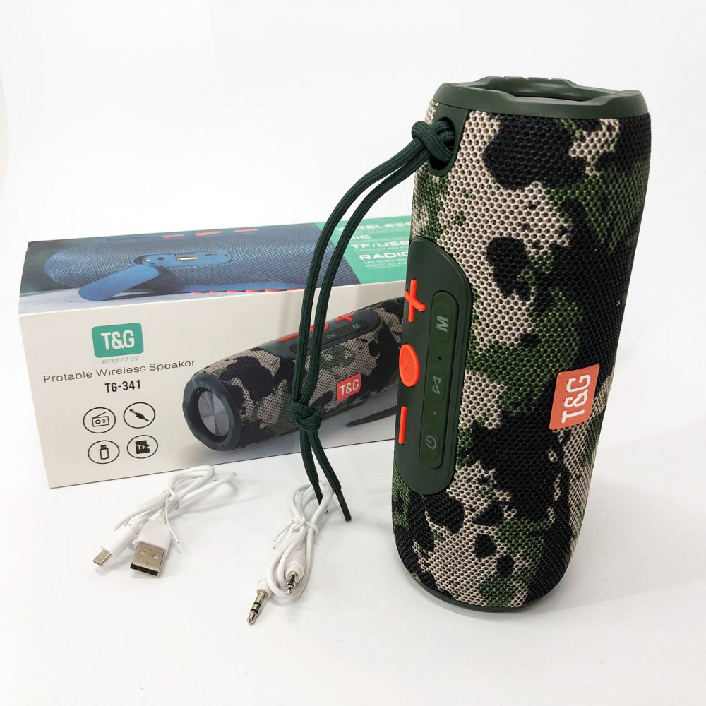 Bluetooth-колонка з можливістю підключення флешки TG341, Блютуз акустика з радіо, Колонка акумуляторна ZS-28 Львів - фото 8