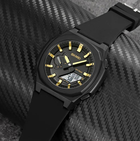 Годинники наручні SKMEI 2091BKGDWT, ЗОЛОТИСТО-БІЛИЙ, 10303 Дніпро - фото 3