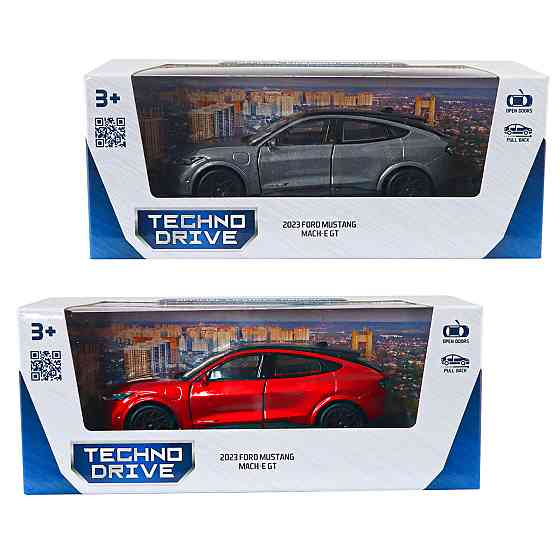 Автомодель - Ford Mustang Mach-E GT 2023 (червоний, сріблясто-сірий) Днепр