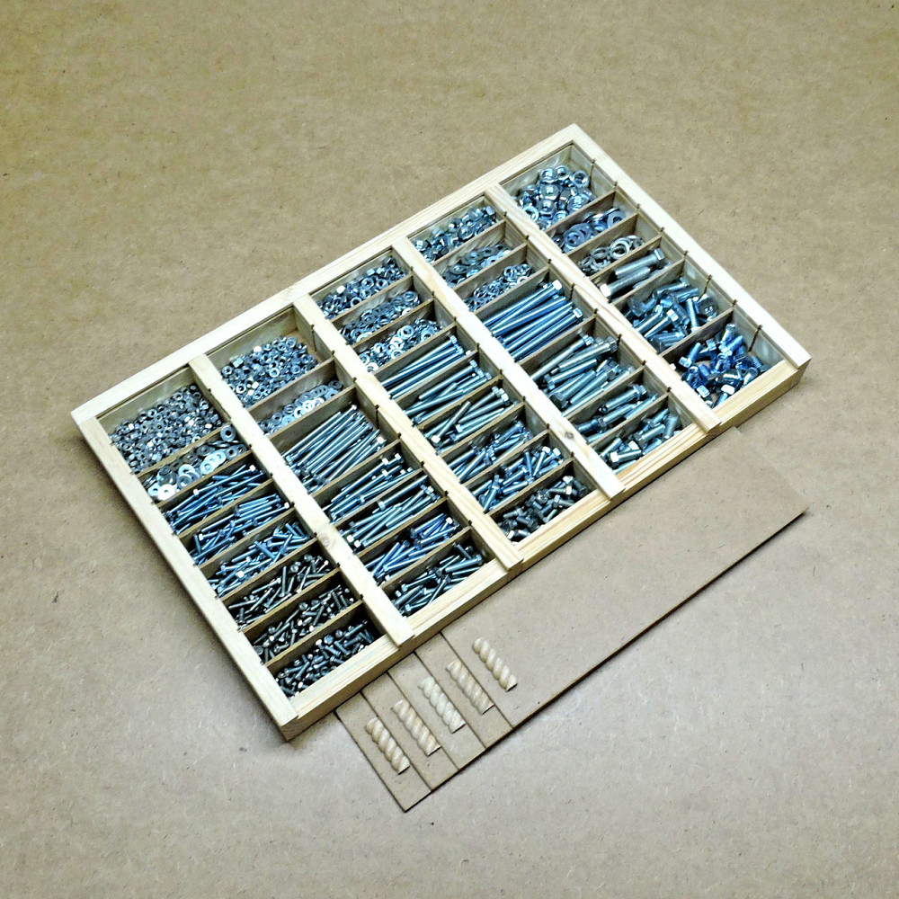 Набір 5х болтів і гайок М4-М10 2300шт Миколаїв - фото 1