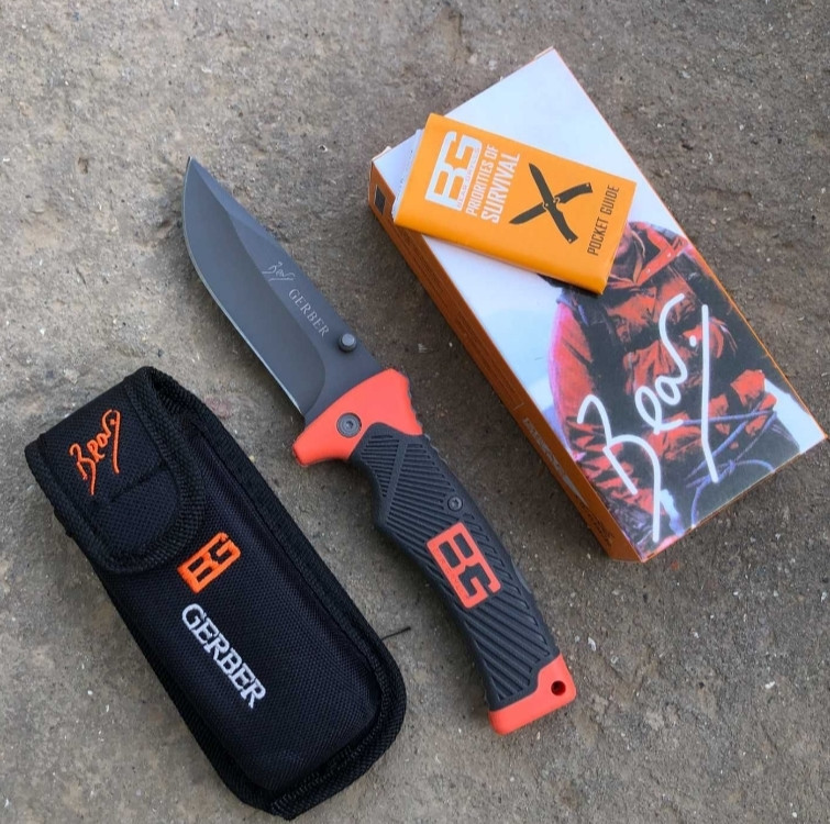 Складаний ніж: Gerber 22 см. обвідницький ніж із чохлом.Код 58 Київ - фото 1